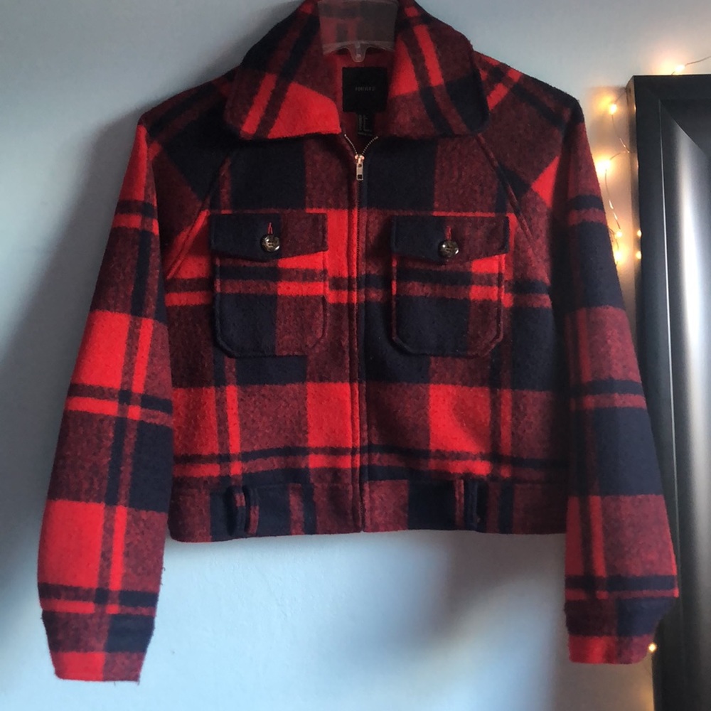 Forever21 Plaid Autumn Jacket